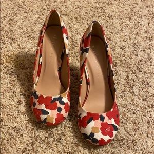 Kelly & Katie floral heels